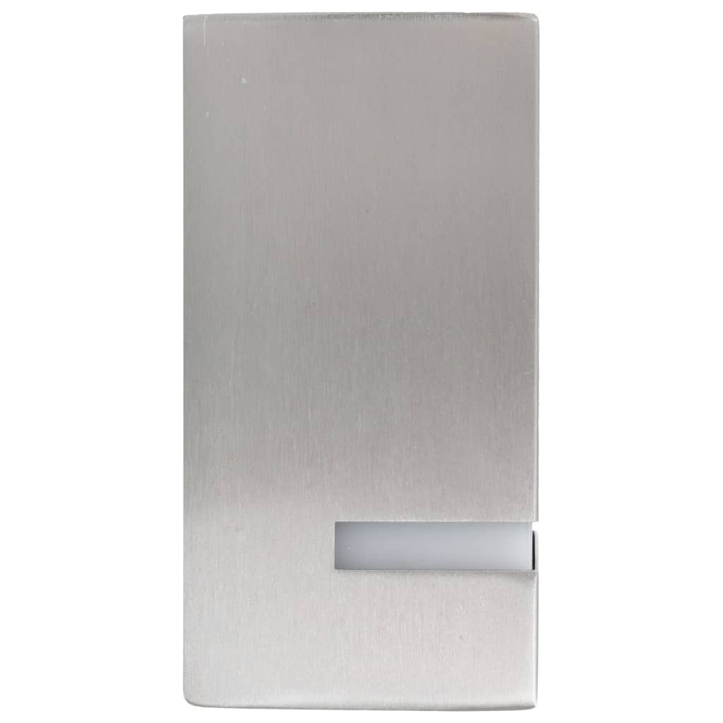 vidaXL Lămpi de perete de exterior 2 buc. argintiu 35 W dreptunghiular vidaXL Lămpi de perete de exterior 2 buc. argintiu 35 W dreptunghiular
