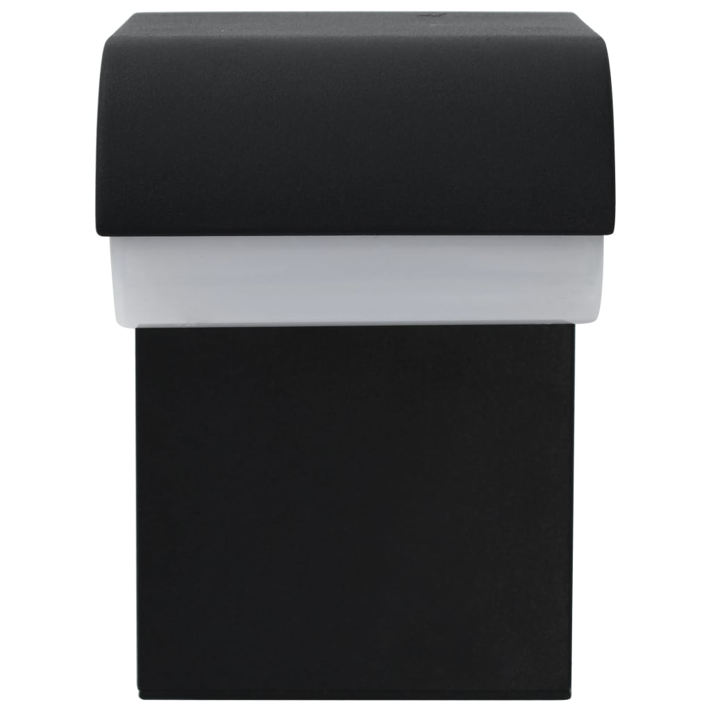 vidaXL Lampă de perete cu LED de exterior, negru, 9 W, oval vidaXL Lampă de perete cu LED de exterior, negru, 9 W, oval