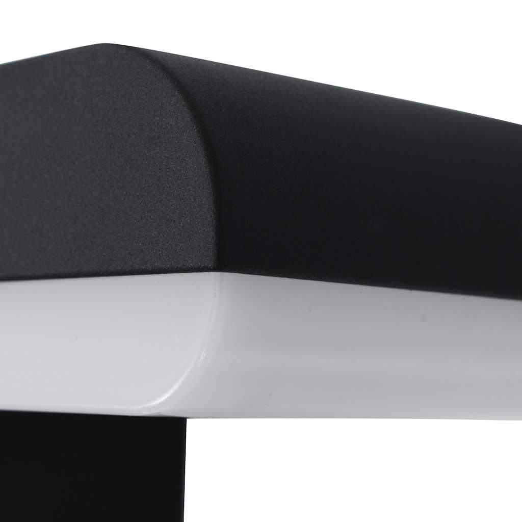 vidaXL Lampă de perete cu LED de exterior, negru, 9 W, oval vidaXL Lampă de perete cu LED de exterior, negru, 9 W, oval