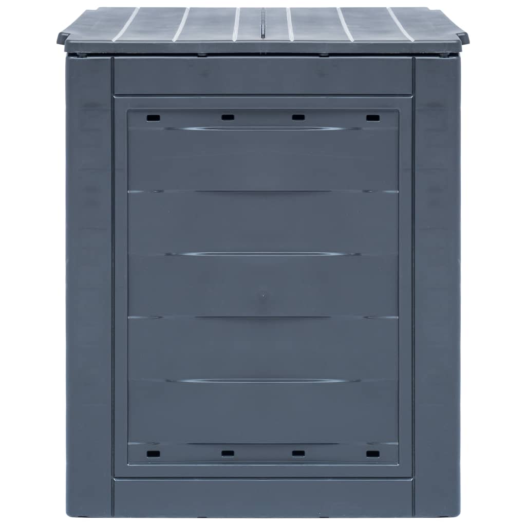 vidaXL Compostor de grădină, gri, 60 x 60 x 73 cm, 260 L vidaXL Compostor de grădină, gri, 60 x 60 x 73 cm, 260 L