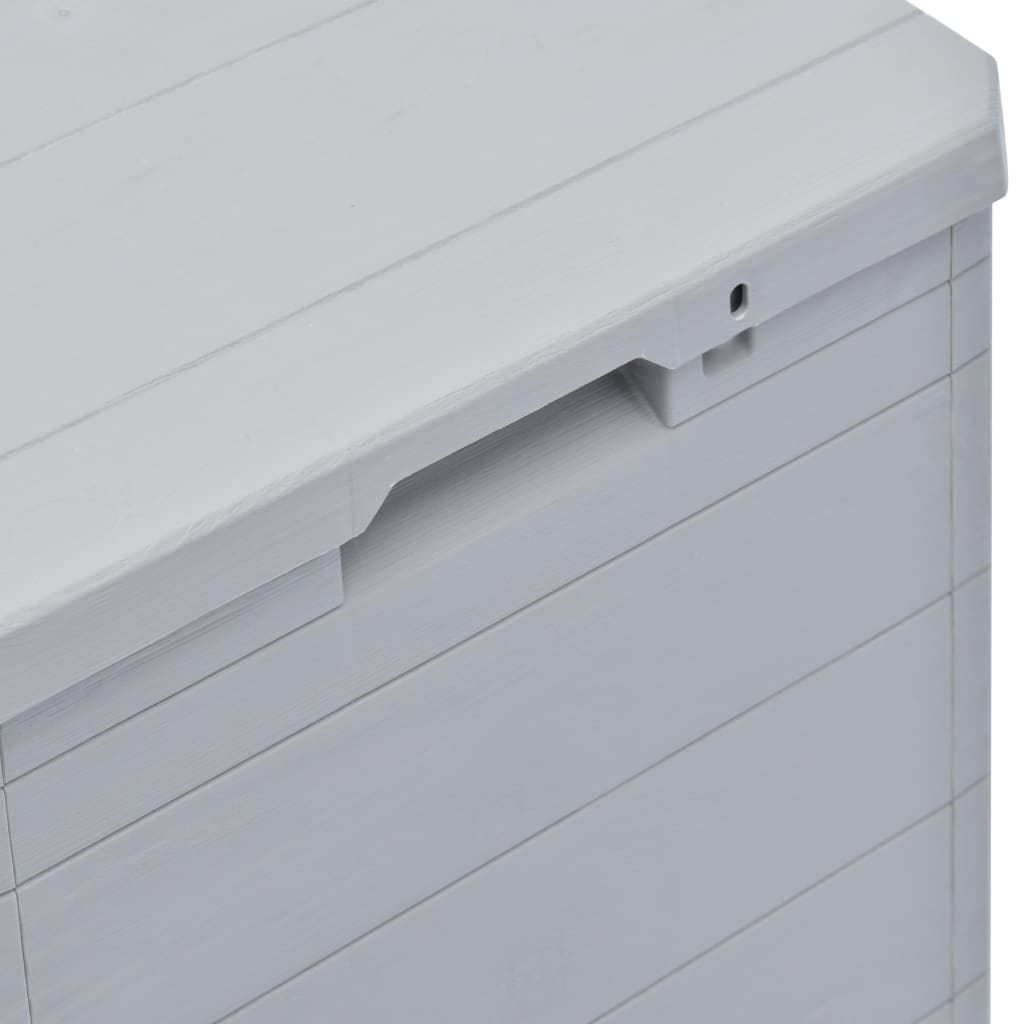 vidaXL Ladă de depozitare pentru grădină, 90 L, gri deschis vidaXL Ladă de depozitare pentru grădină, 90 L, gri deschis