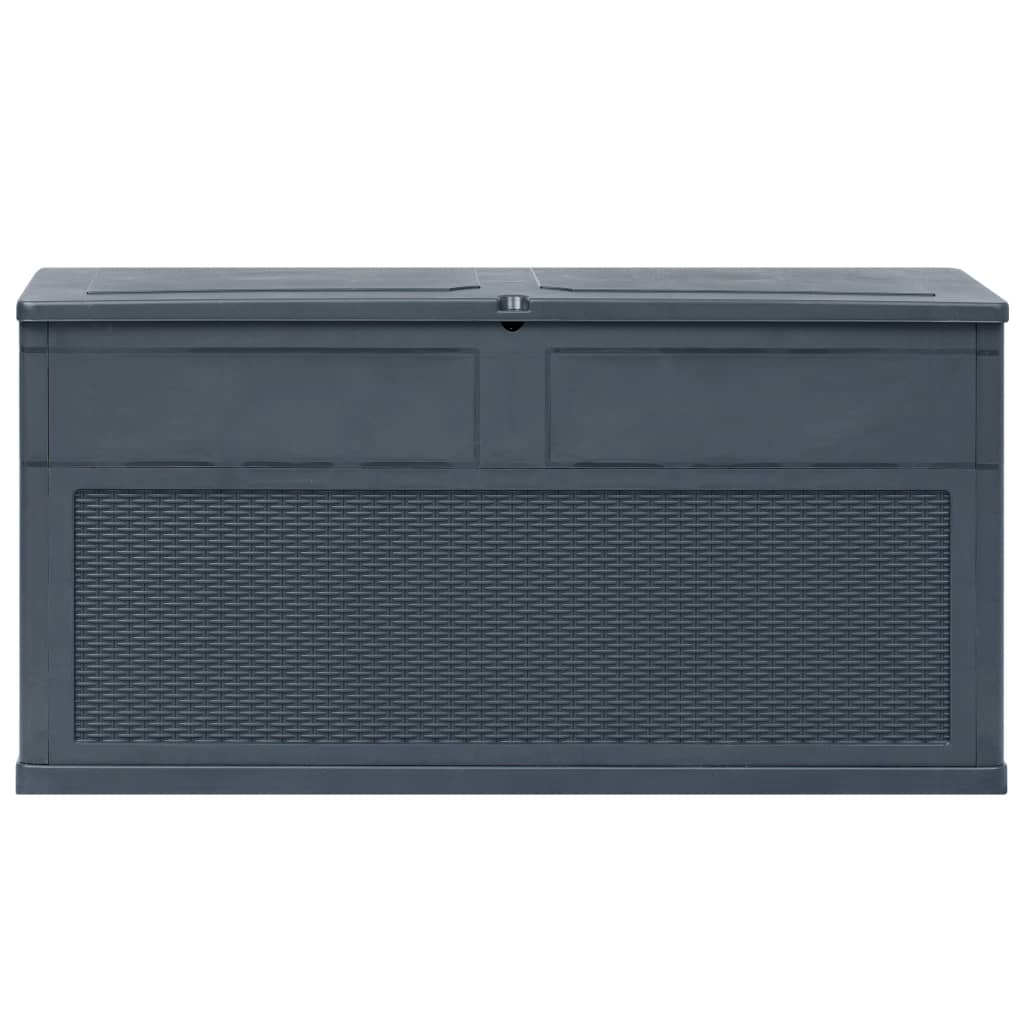 vidaXL Ladă de depozitare de grădină, antracit, 320 L vidaXL Ladă de depozitare de grădină, antracit, 320 L