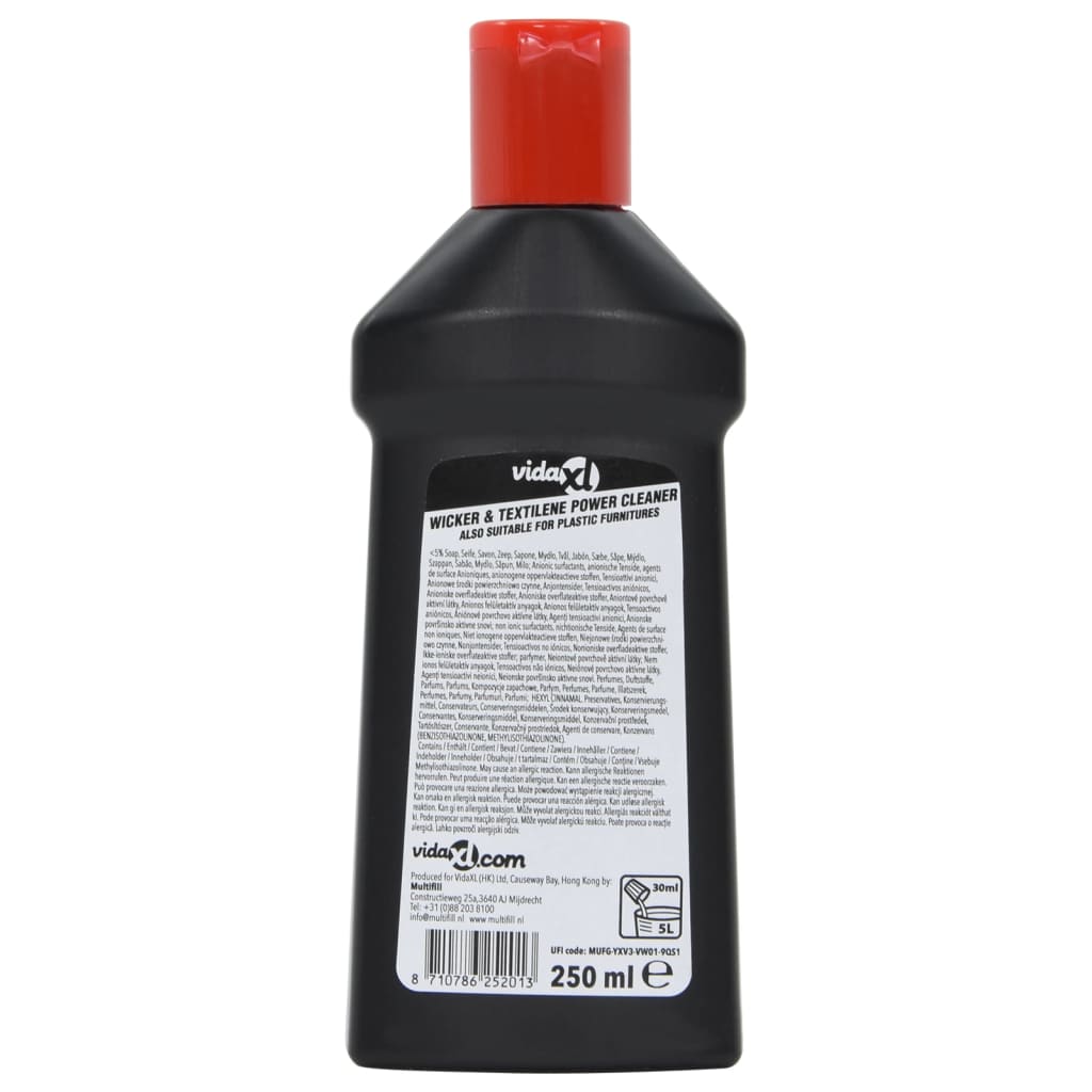 45697 Soluție curățare mobilier grădină pentru ratan & textilenă 250ml 45697 Soluție curățare mobilier grădină pentru ratan & textilenă 250ml