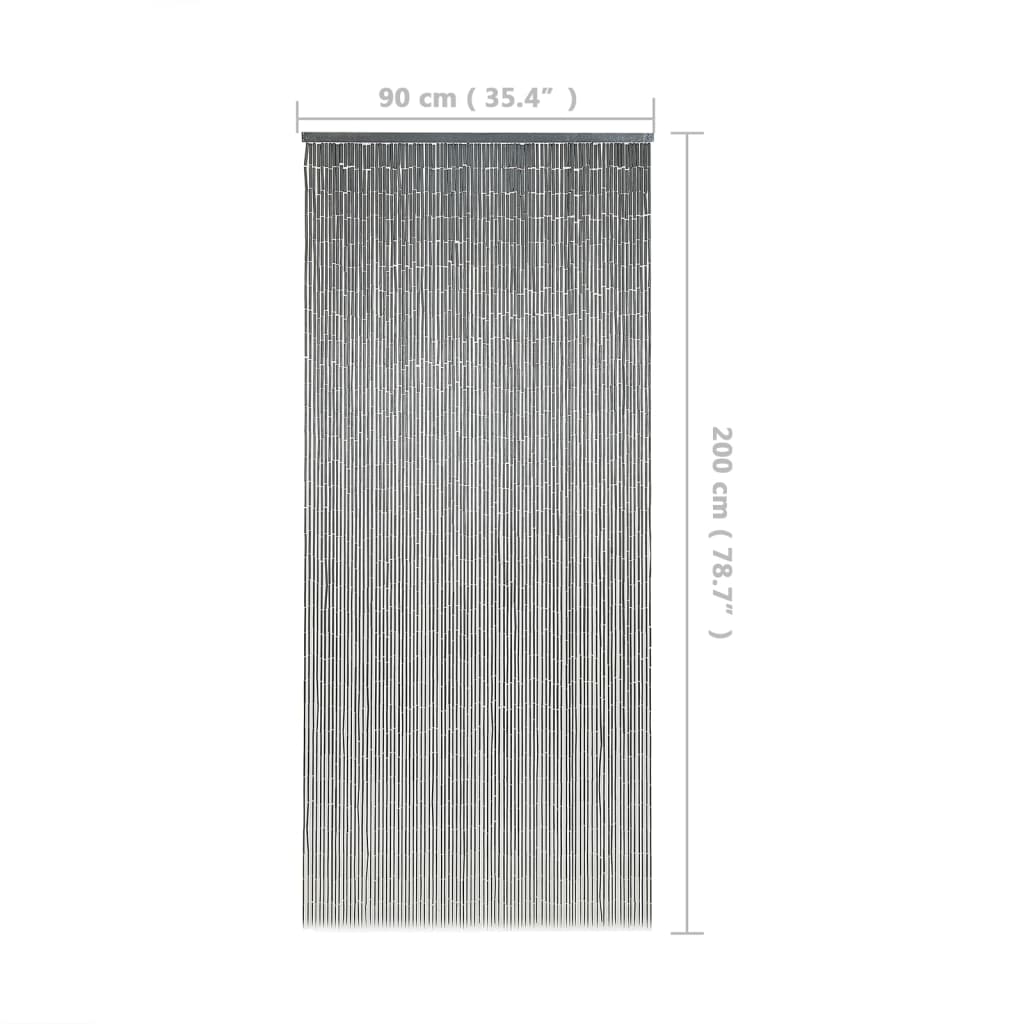 vidaXL Perdea de ușă pentru insecte, 90 x 200 cm, bambus