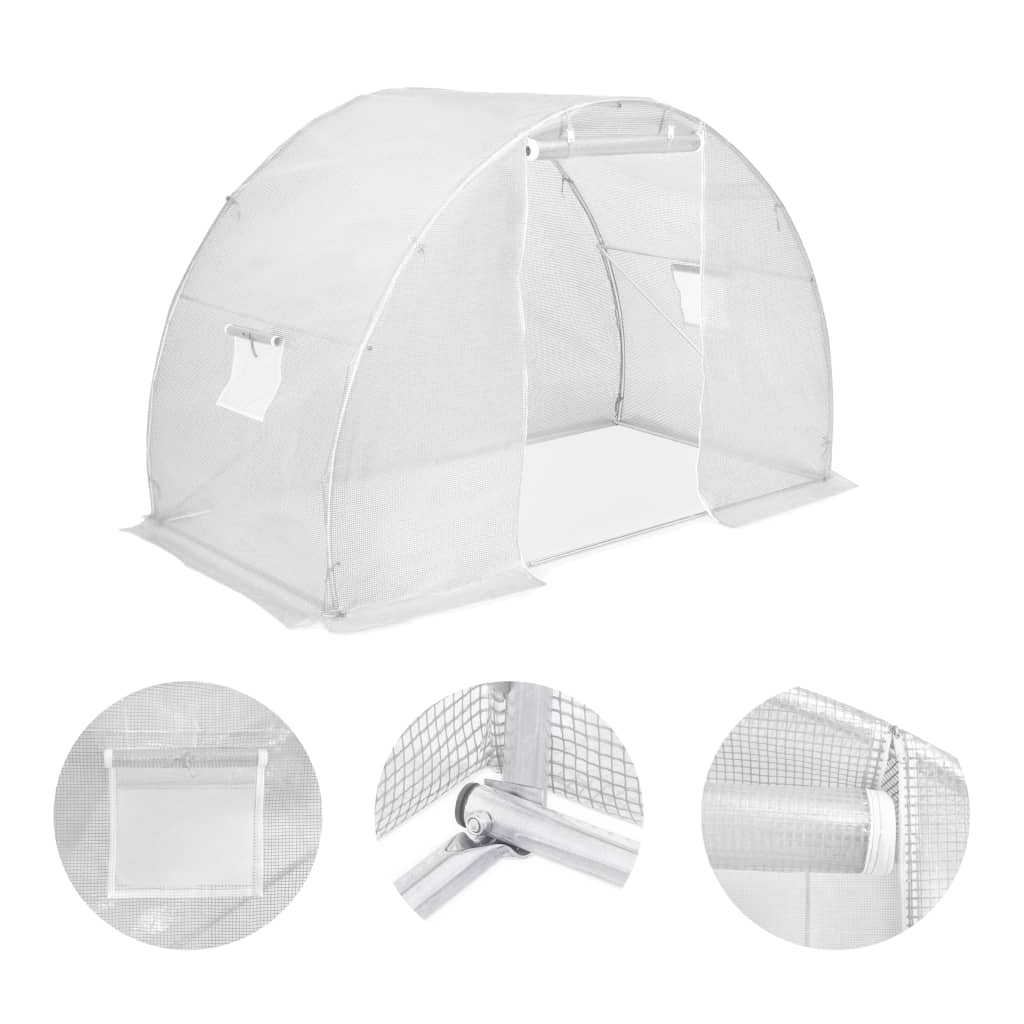 vidaXL Seră, 4,5 m², 300 x 150 x 200 cm vidaXL Seră, 4,5 m², 300 x 150 x 200 cm