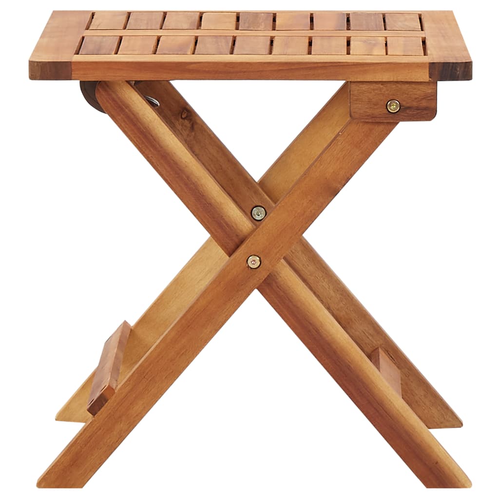 vidaXL Măsuță de cafea pliabilă de gradină, 40x40x40cm, lemn de acacia vidaXL Măsuță de cafea pliabilă de gradină, 40x40x40cm, lemn de acacia