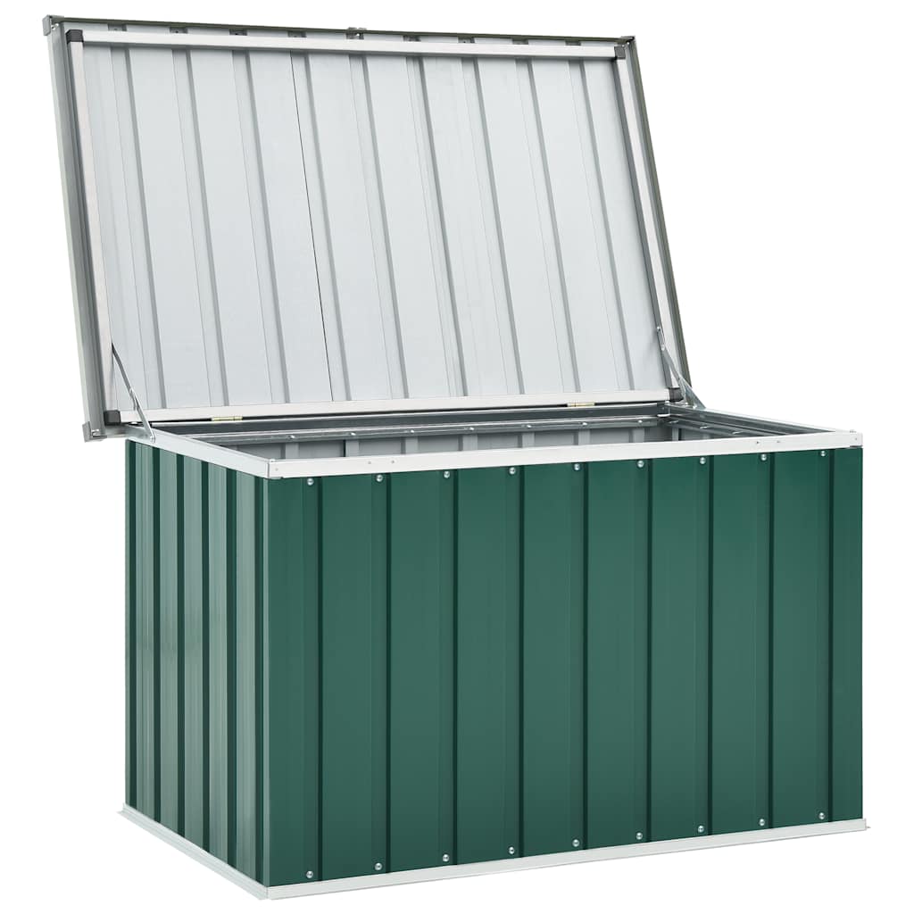 vidaXL Ladă de depozitare pentru grădină, verde, 109 x 67 x 65 cm vidaXL Ladă de depozitare pentru grădină, verde, 109 x 67 x 65 cm