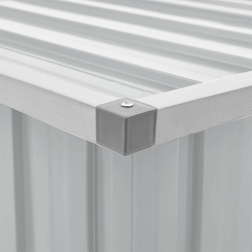 vidaXL Ladă de depozitare pentru grădină, gri, 109x67x65 cm vidaXL Ladă de depozitare pentru grădină, gri, 109x67x65 cm