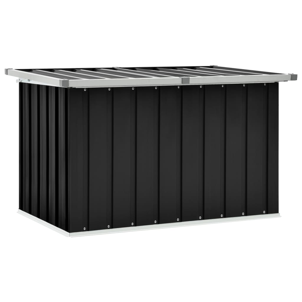 vidaXL Ladă de depozitare pentru grădină, antracit, 109 x 67 x 65 cm vidaXL Ladă de depozitare pentru grădină, antracit, 109 x 67 x 65 cm