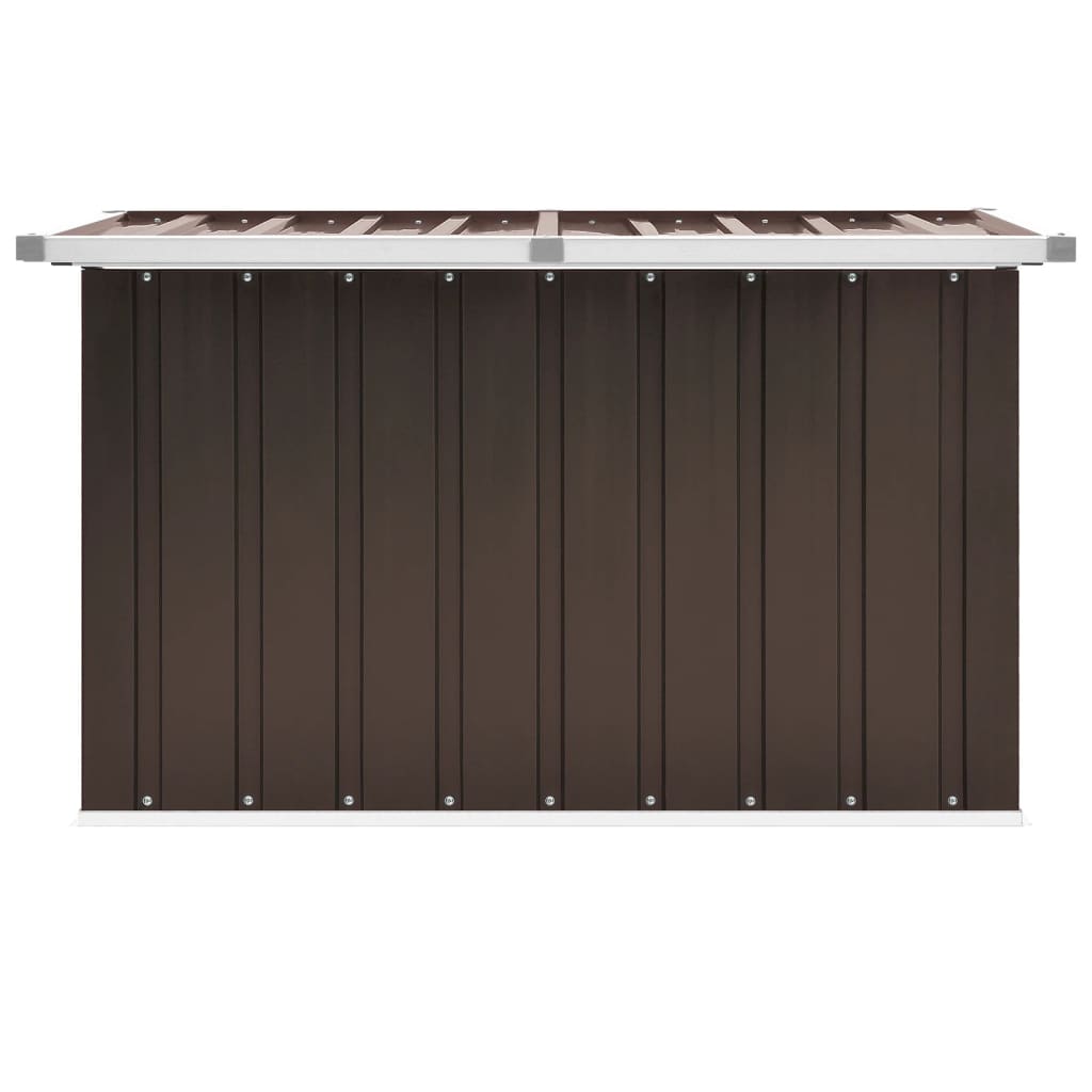 vidaXL Ladă de depozitare pentru grădină, maro, 109 x 67 x 65 cm vidaXL Ladă de depozitare pentru grădină, maro, 109 x 67 x 65 cm