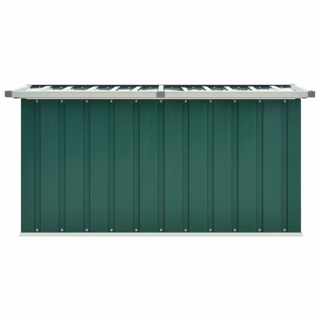 vidaXL Ladă de depozitare pentru grădină, verde, 129 x 67 x 65 cm vidaXL Ladă de depozitare pentru grădină, verde, 129 x 67 x 65 cm