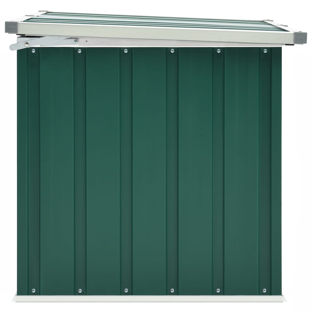 vidaXL Ladă de depozitare pentru grădină, verde, 129 x 67 x 65 cm vidaXL Ladă de depozitare pentru grădină, verde, 129 x 67 x 65 cm
