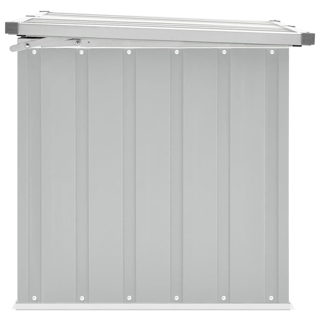 vidaXL Ladă de depozitare pentru grădină, gri, 129x67x65 cm vidaXL Ladă de depozitare pentru grădină, gri, 129x67x65 cm