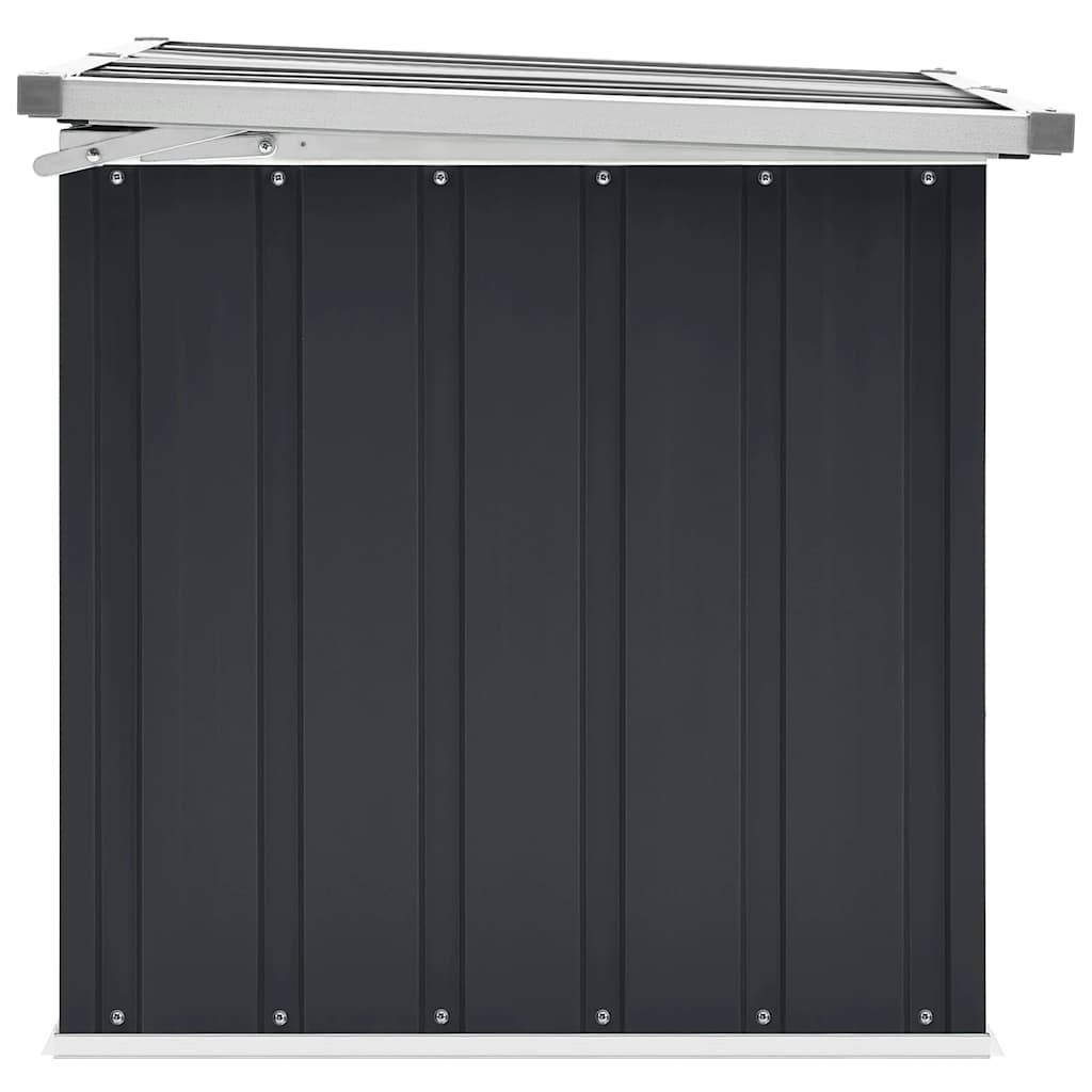 vidaXL Ladă de depozitare pentru grădină, antracit, 129 x 67 x 65 cm vidaXL Ladă de depozitare pentru grădină, antracit, 129 x 67 x 65 cm