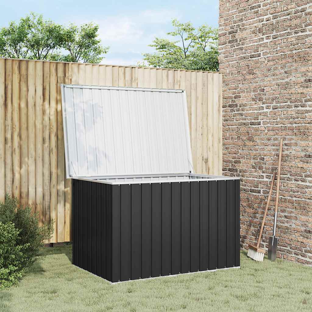 vidaXL Ladă de depozitare pentru grădină, antracit, 149 x 99 x 93 cm vidaXL Ladă de depozitare pentru grădină, antracit, 149 x 99 x 93 cm