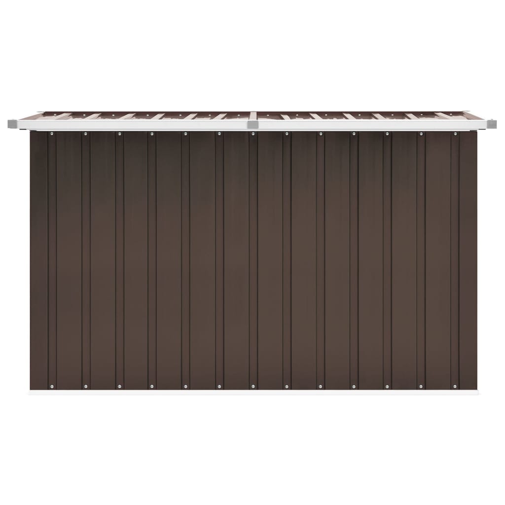 vidaXL Ladă de depozitare pentru grădină, maro, 149 x 99 x 93 cm vidaXL Ladă de depozitare pentru grădină, maro, 149 x 99 x 93 cm