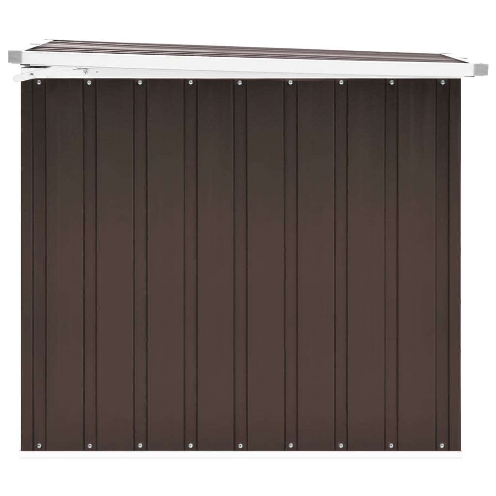 vidaXL Ladă de depozitare pentru grădină, maro, 149 x 99 x 93 cm vidaXL Ladă de depozitare pentru grădină, maro, 149 x 99 x 93 cm