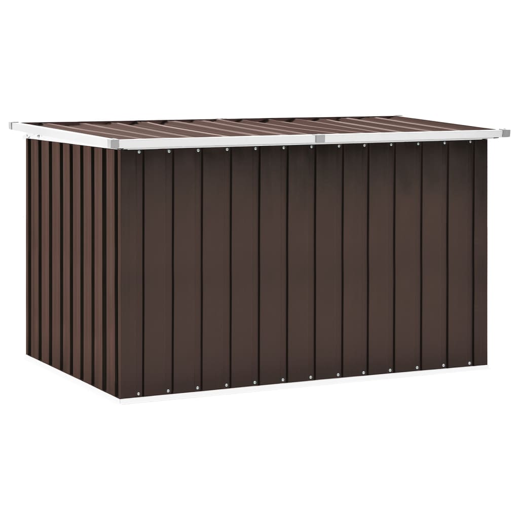 vidaXL Ladă de depozitare pentru grădină, maro, 149 x 99 x 93 cm vidaXL Ladă de depozitare pentru grădină, maro, 149 x 99 x 93 cm