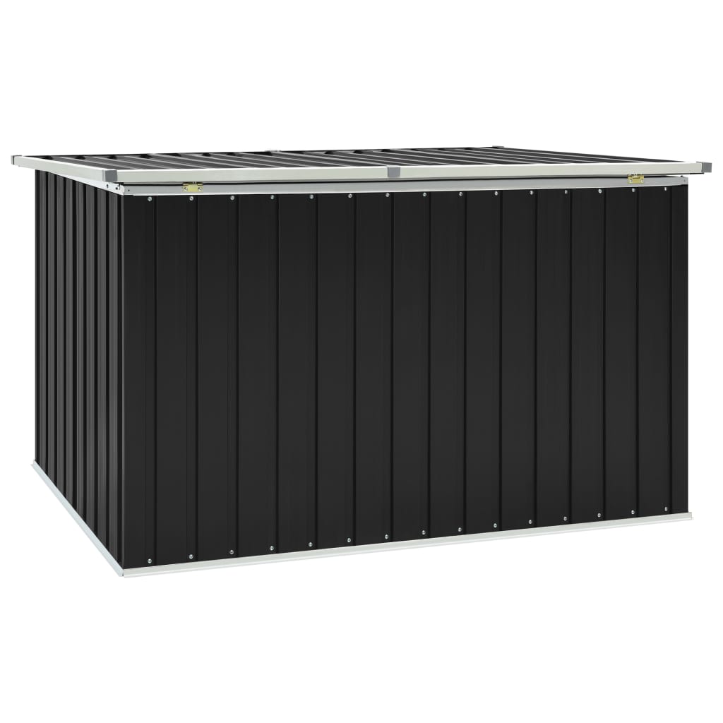 vidaXL Ladă de depozitare pentru grădină, antracit, 171 x 99 x 93 cm vidaXL Ladă de depozitare pentru grădină, antracit, 171 x 99 x 93 cm