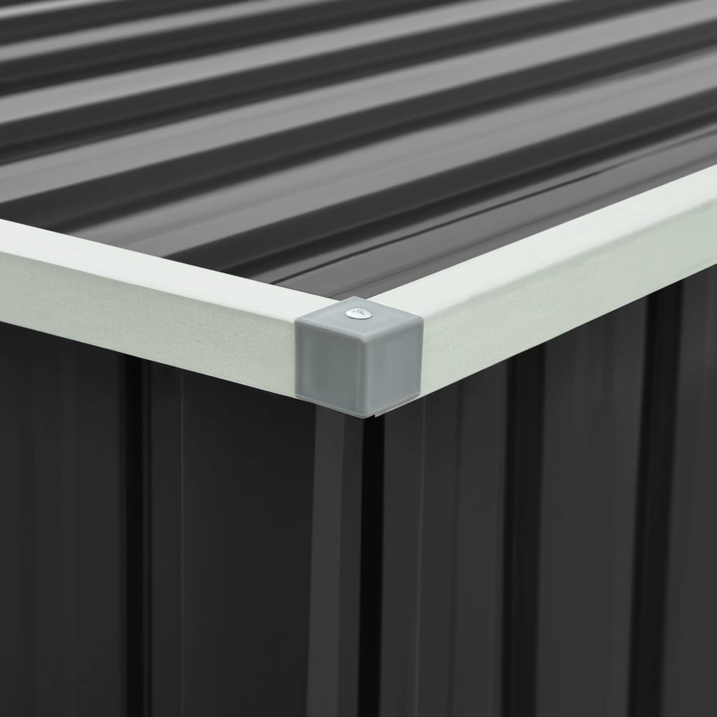vidaXL Ladă de depozitare pentru grădină, antracit, 171 x 99 x 93 cm vidaXL Ladă de depozitare pentru grădină, antracit, 171 x 99 x 93 cm
