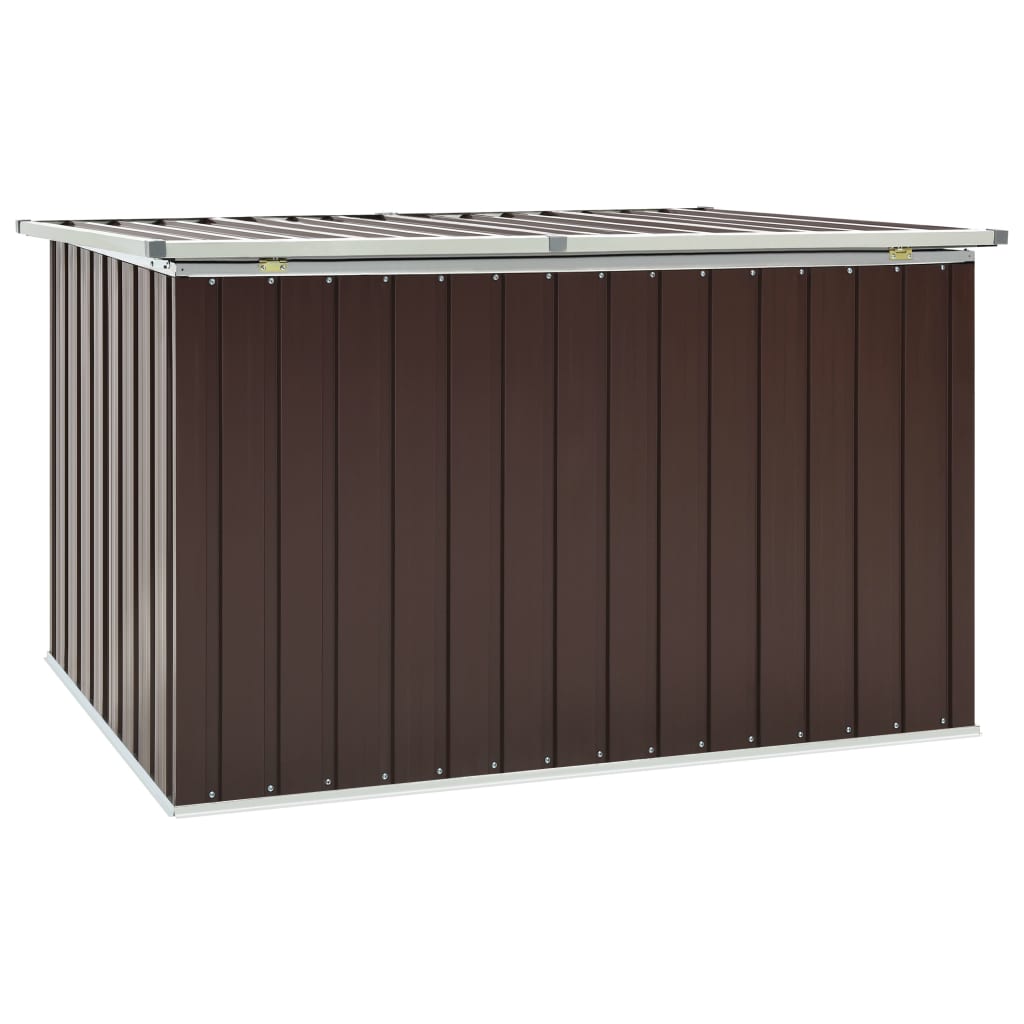 vidaXL Ladă de depozitare pentru grădină, maro, 171 x 99 x 93 cm vidaXL Ladă de depozitare pentru grădină, maro, 171 x 99 x 93 cm