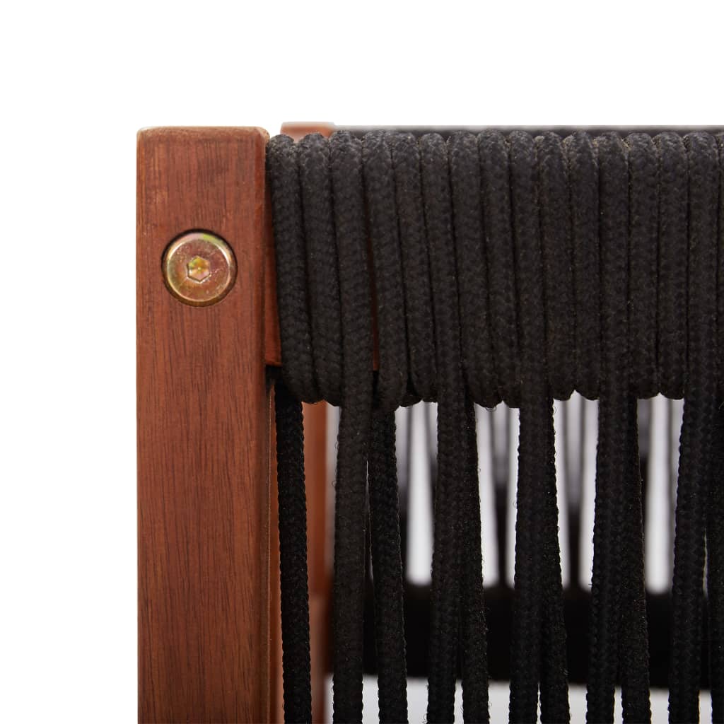 vidaXL Canapea de grădină cu 2 locuri, lemn masiv de acacia