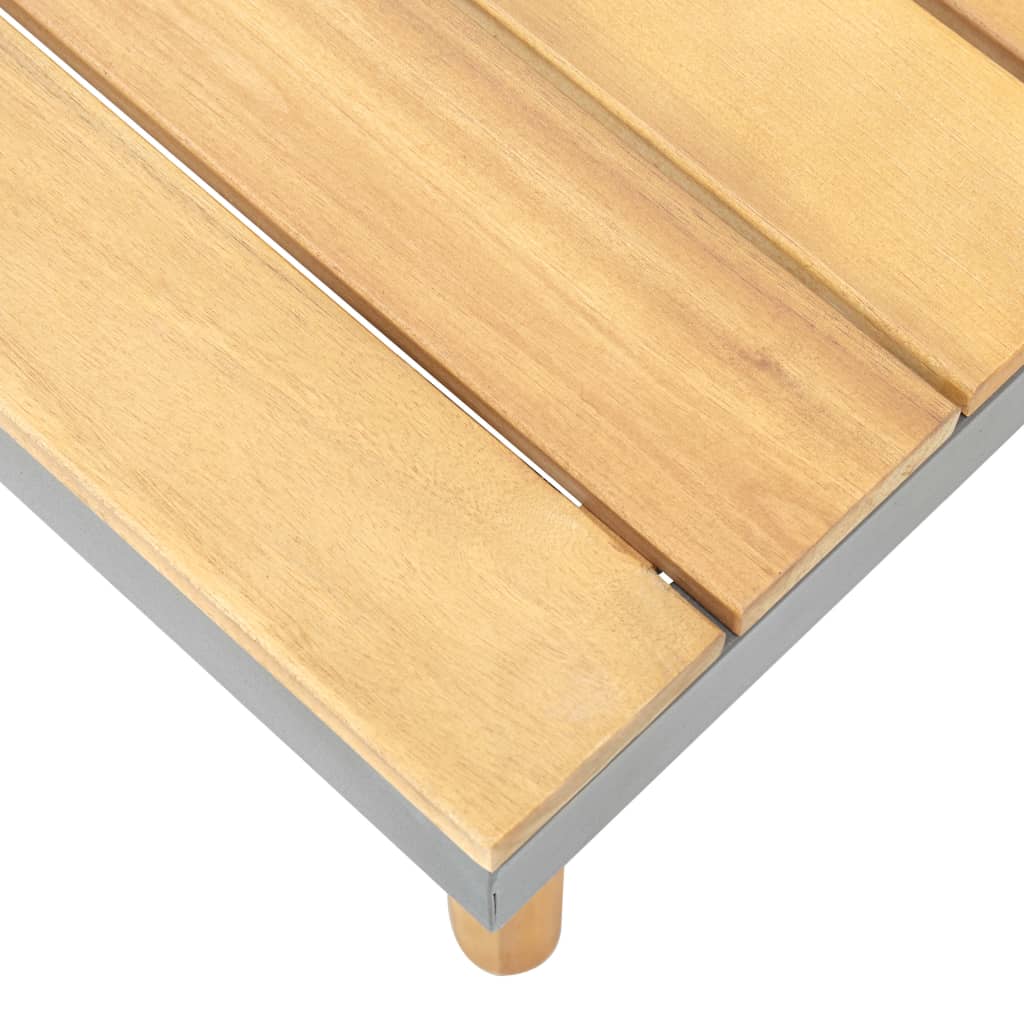 vidaXL Măsuță de cafea de grădină, 60x60x31,5 cm lemn masiv acacia