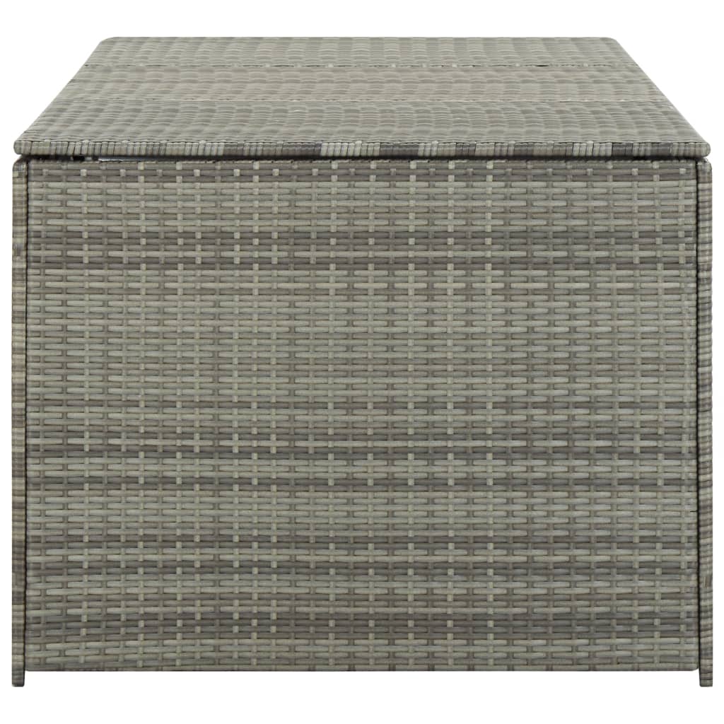 vidaXL Ladă de depozitare de grădină, gri, 180x90x70 cm, poliratan vidaXL Ladă de depozitare de grădină, gri, 180x90x70 cm, poliratan