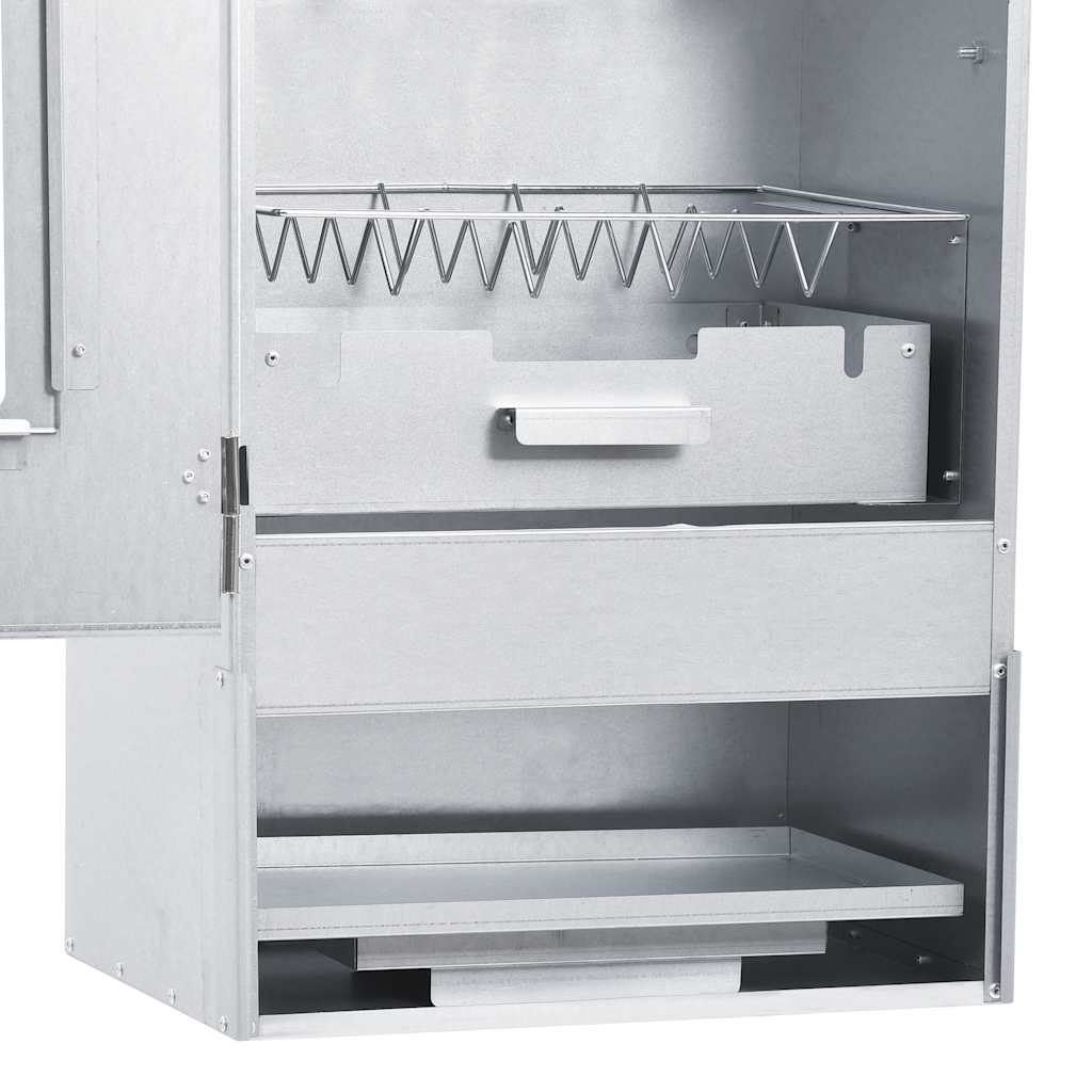 vidaXL Afumătoare cuptor grătar cu 1 kg peleți lemn, 44,5x29x83 cm vidaXL Afumătoare cuptor grătar cu 1 kg peleți lemn, 44,5x29x83 cm