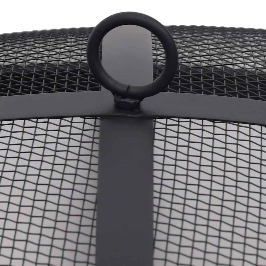 vidaXL Vatră de foc de exterior cu grătar, 76 cm, oțel inoxidabil vidaXL Vatră de foc de exterior cu grătar, 76 cm, oțel inoxidabil