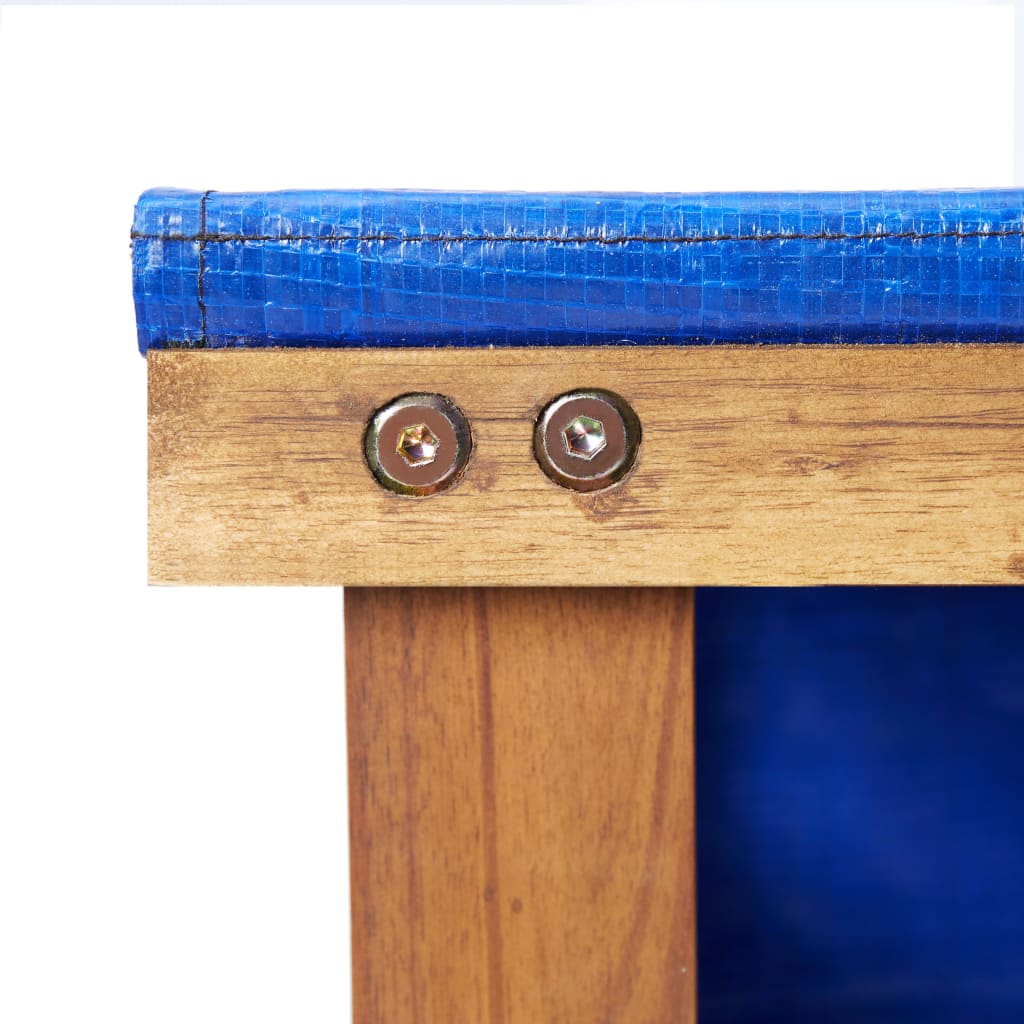 vidaXL Șopron de lemne, 105 x 38 x 115, lemn masiv de acacia