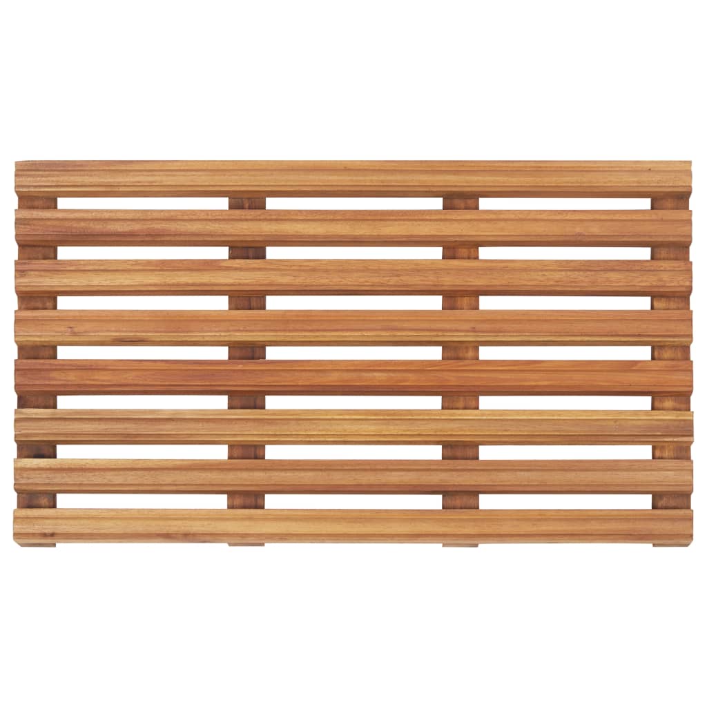 vidaXL Covoare de baie, 2 buc., 56 x 37 cm, lemn masiv de acacia vidaXL Covoare de baie, 2 buc., 56 x 37 cm, lemn masiv de acacia