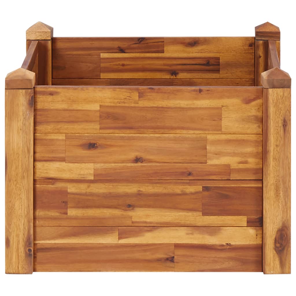 vidaXL Strat înălțat de grădină, 60x60x44 cm, lemn masiv de acacia vidaXL Strat înălțat de grădină, 60x60x44 cm, lemn masiv de acacia