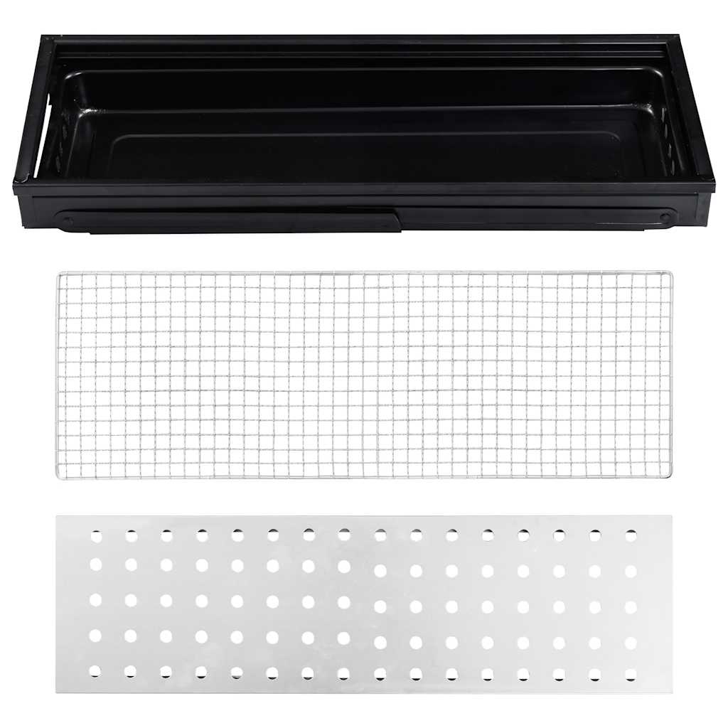 vidaXL Grătar de camping portabil, 60 x 22,5 x 33 cm vidaXL Grătar de camping portabil, 60 x 22,5 x 33 cm