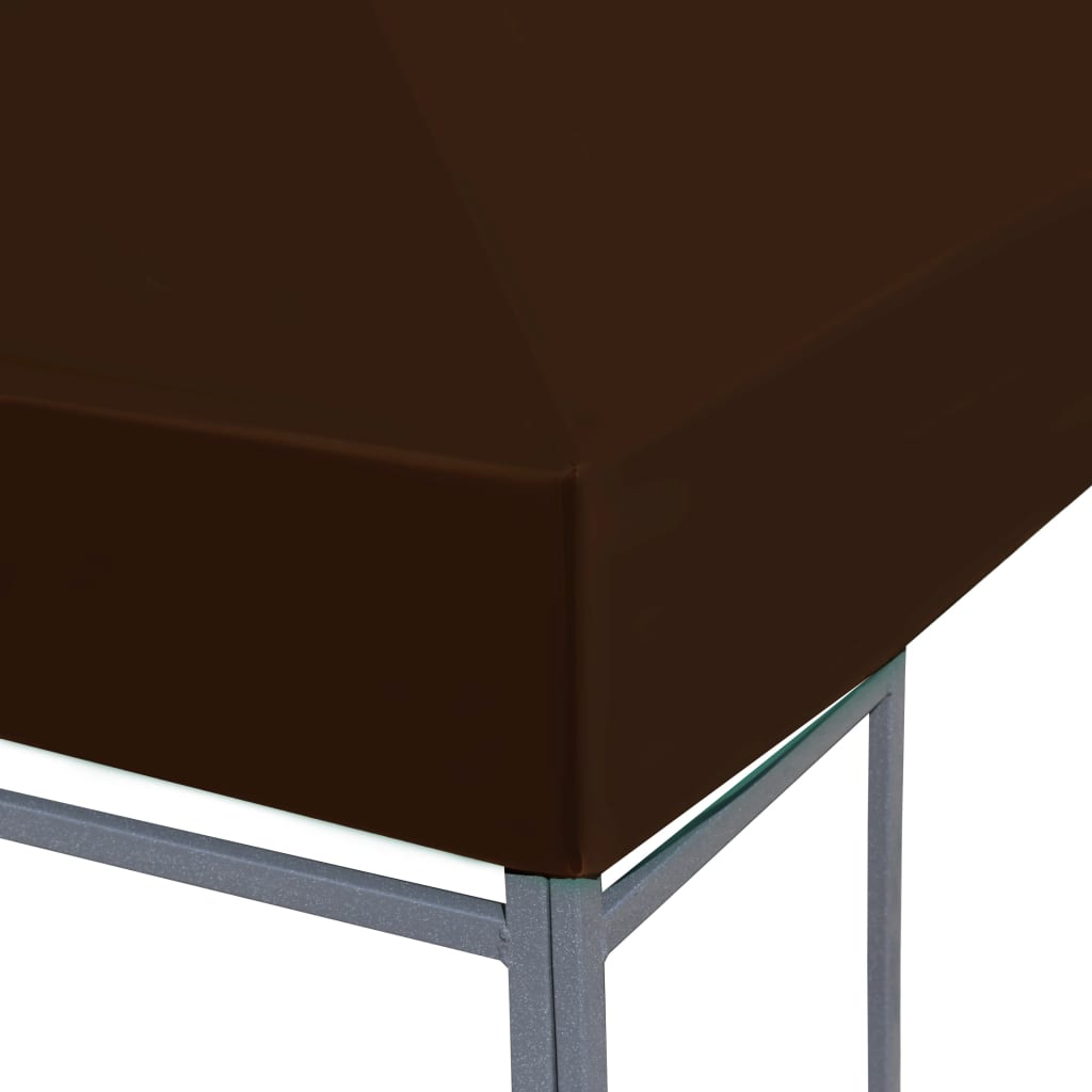 vidaXL Acoperiș pentru pavilion, 3 x 3 m, maro, 310 g/m² vidaXL Acoperiș pentru pavilion, 3 x 3 m, maro, 310 g/m²