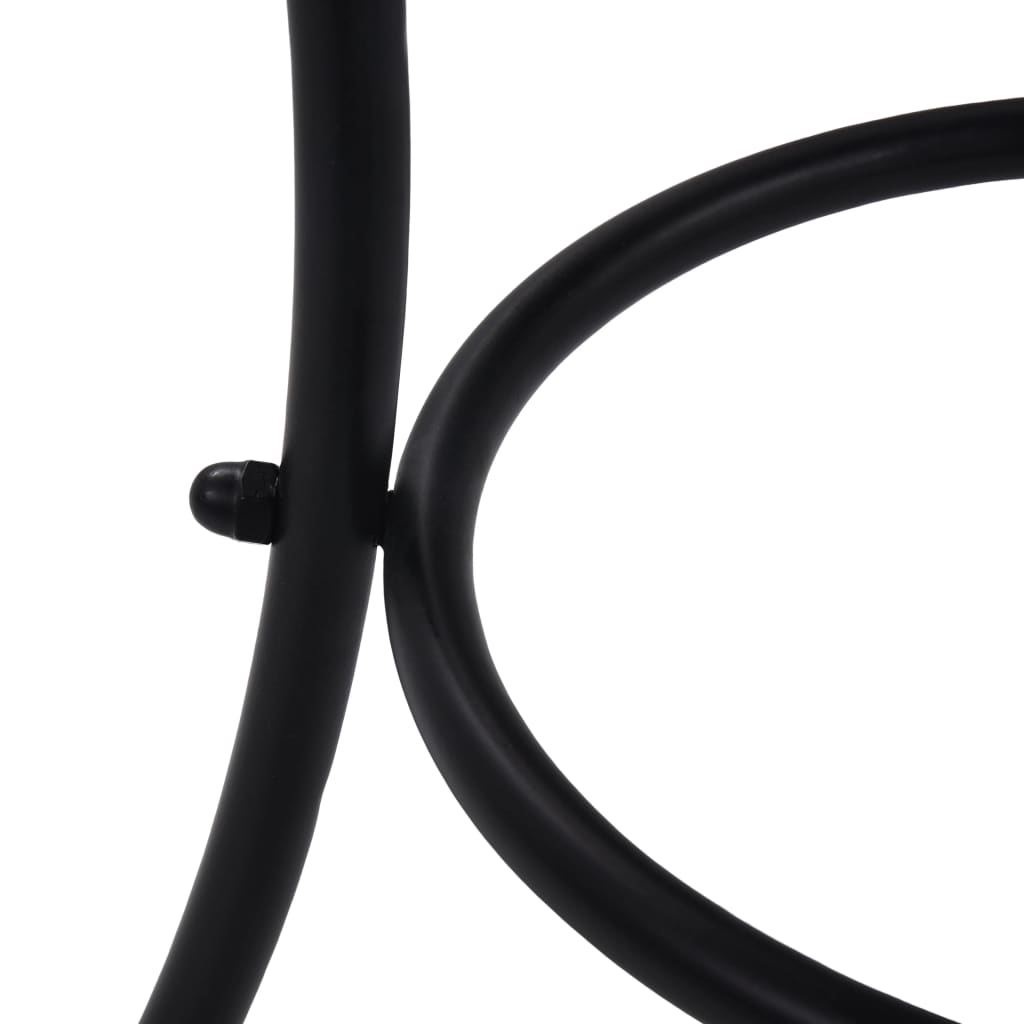 vidaXL Masă de bistro mozaic, negru și alb, 60 cm, ceramică vidaXL Masă de bistro mozaic, negru și alb, 60 cm, ceramică