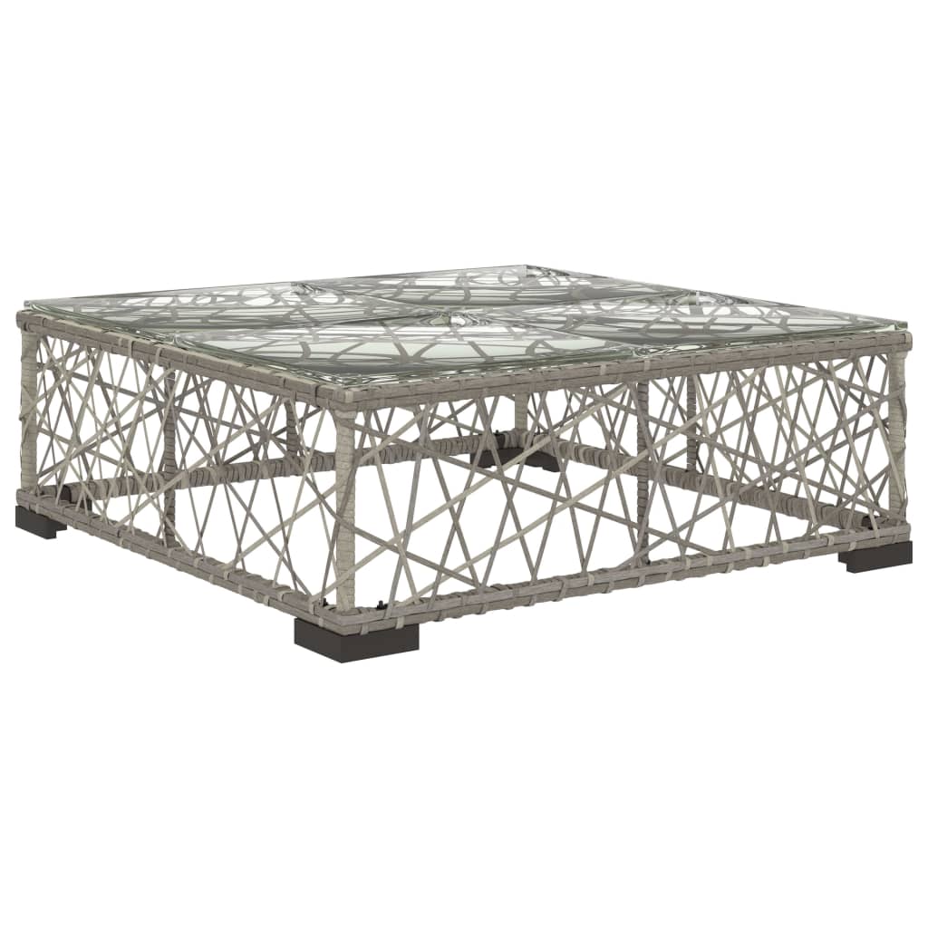 vidaXL Set mobilier de grădină cu perne, 8 piese, gri, poliratan vidaXL Set mobilier de grădină cu perne, 8 piese, gri, poliratan