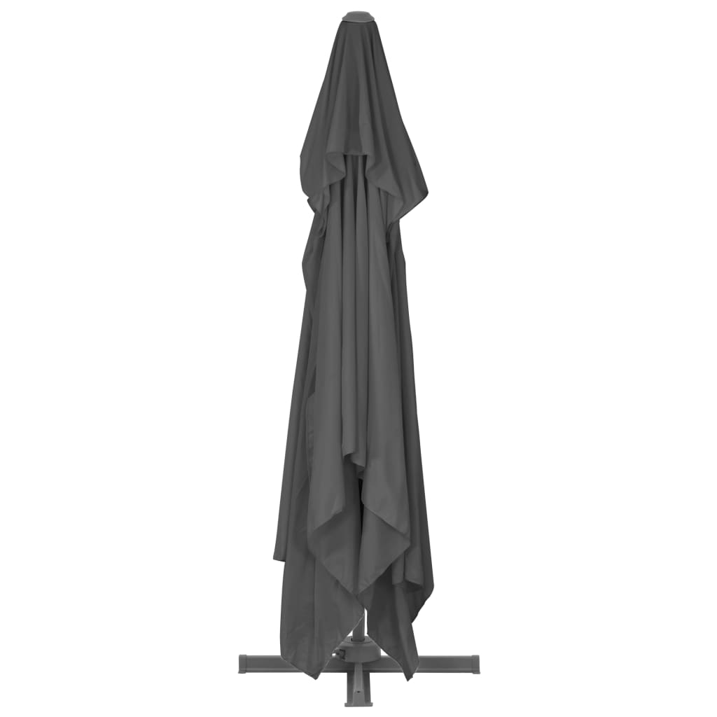 vidaXL Umbrelă în consolă cu stâlp din aluminiu, negru, 4x3 m vidaXL Umbrelă în consolă cu stâlp din aluminiu, negru, 4x3 m