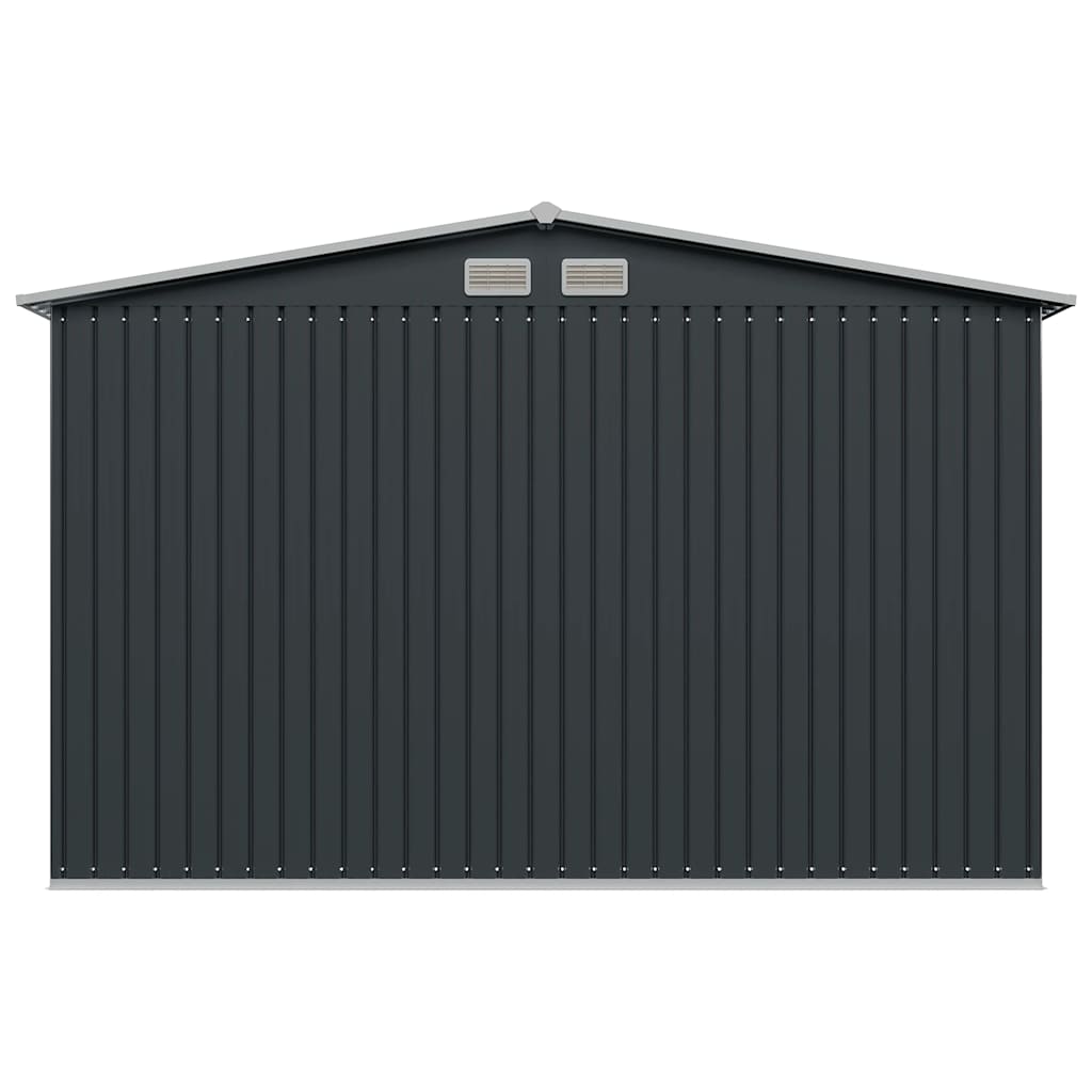 vidaXL Magazie de grădină, antracit, 257 x 205 x 178 cm, oțel