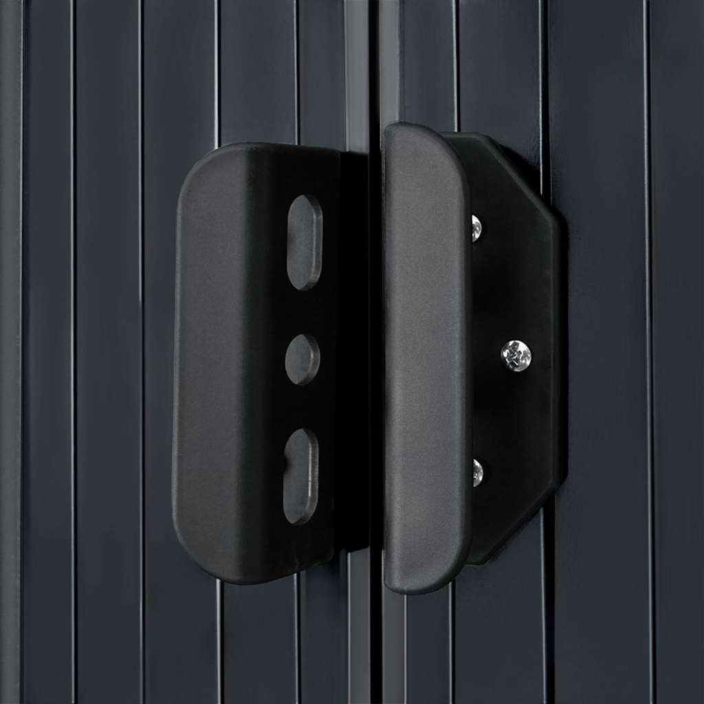 vidaXL Magazie de grădină, antracit, 257 x 205 x 178 cm, oțel