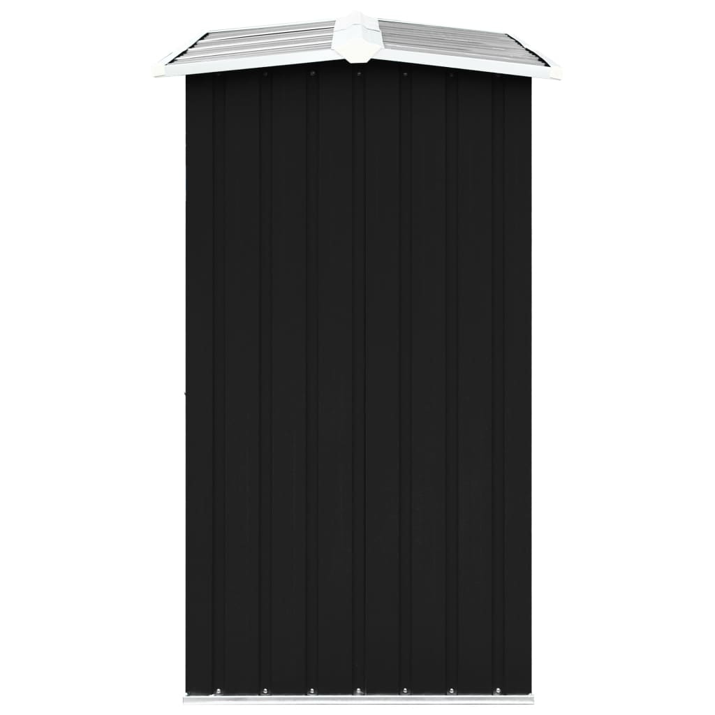 vidaXL Șopron depozitare lemne antracit 172x91x154 cm oțel galvanizat vidaXL Șopron depozitare lemne antracit 172x91x154 cm oțel galvanizat