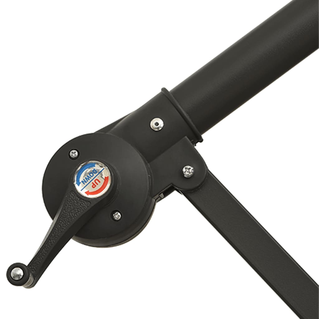 vidaXL Umbrelă consolă de grădină, stâlp din aluminiu, albastru 350 cm vidaXL Umbrelă consolă de grădină, stâlp din aluminiu, albastru 350 cm