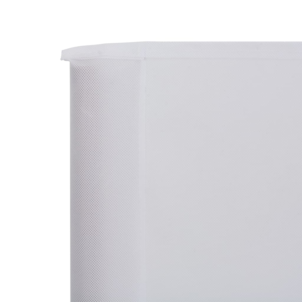 vidaXL Paravan anti-vânt cu 3 panouri, nisipiu, 400 x 160 cm, textil