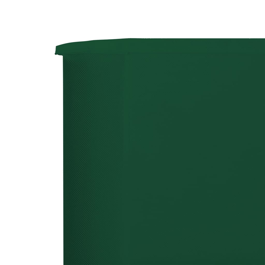 vidaXL Paravan anti-vânt cu 3 panouri, verde, 400 x 160 cm, textil vidaXL Paravan anti-vânt cu 3 panouri, verde, 400 x 160 cm, textil
