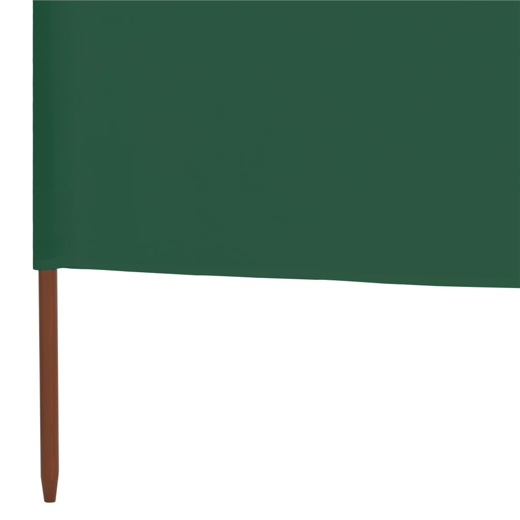 vidaXL Paravan anti-vânt cu 5 panouri, verde, 600 x 160 cm, textil vidaXL Paravan anti-vânt cu 5 panouri, verde, 600 x 160 cm, textil