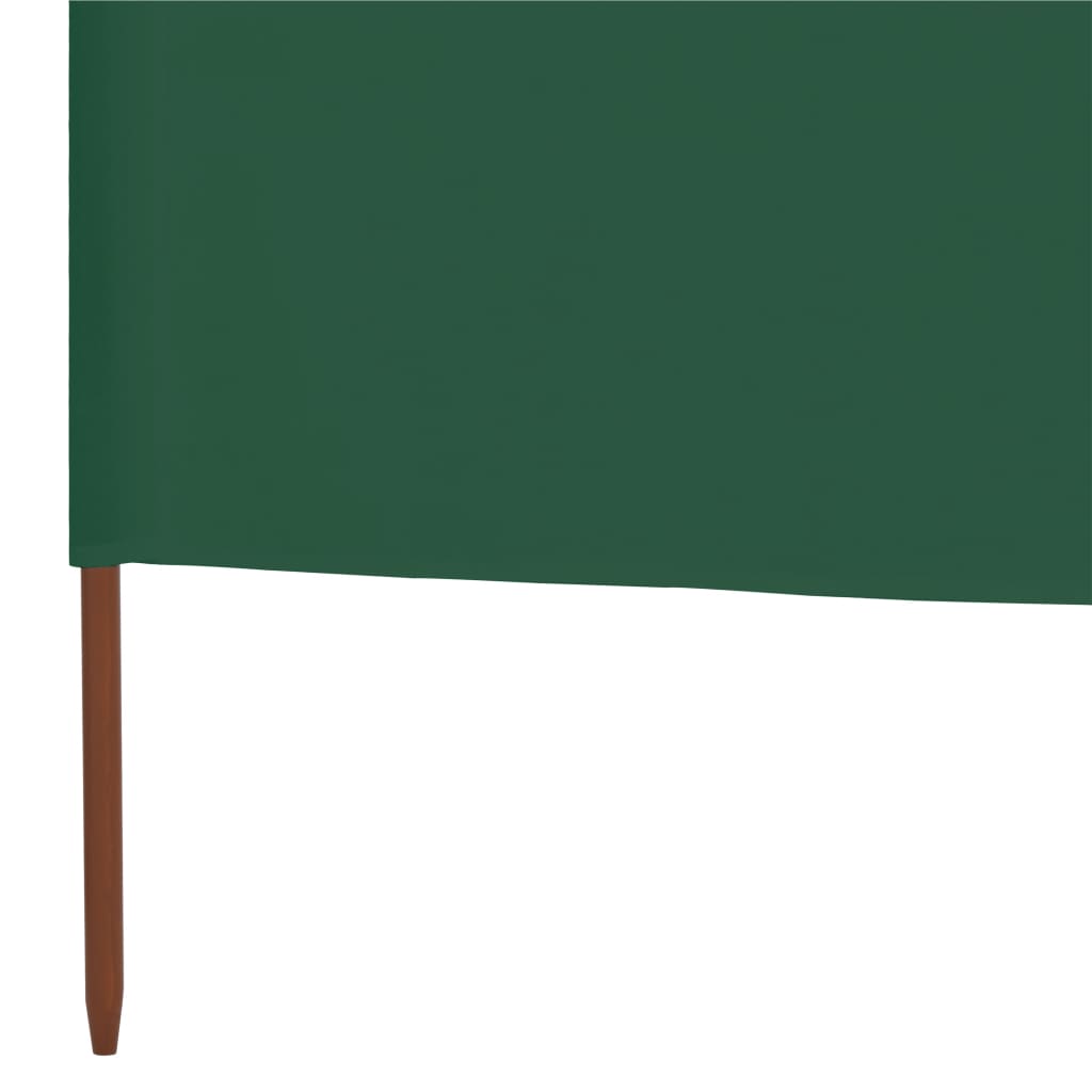 vidaXL Paravan anti-vânt cu 9 panouri, verde, 1200 x 80 cm, textil vidaXL Paravan anti-vânt cu 9 panouri, verde, 1200 x 80 cm, textil