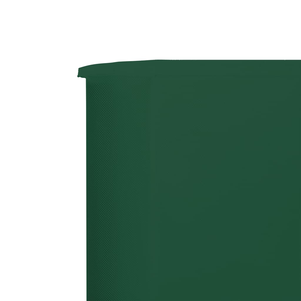 vidaXL Paravan anti-vânt cu 9 panouri, verde, 1200x120 cm, textil vidaXL Paravan anti-vânt cu 9 panouri, verde, 1200x120 cm, textil