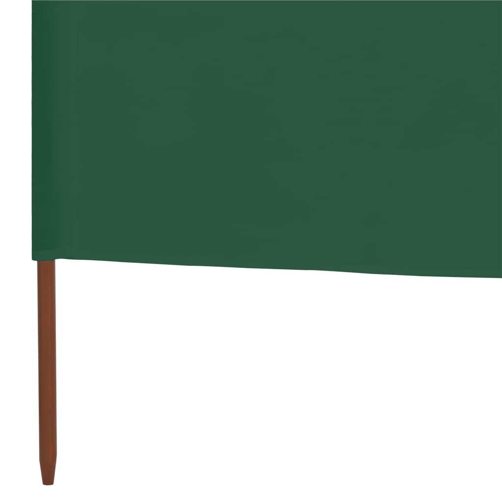 vidaXL Paravan anti-vânt cu 9 panouri, verde, 1200 x 160 cm, textil vidaXL Paravan anti-vânt cu 9 panouri, verde, 1200 x 160 cm, textil