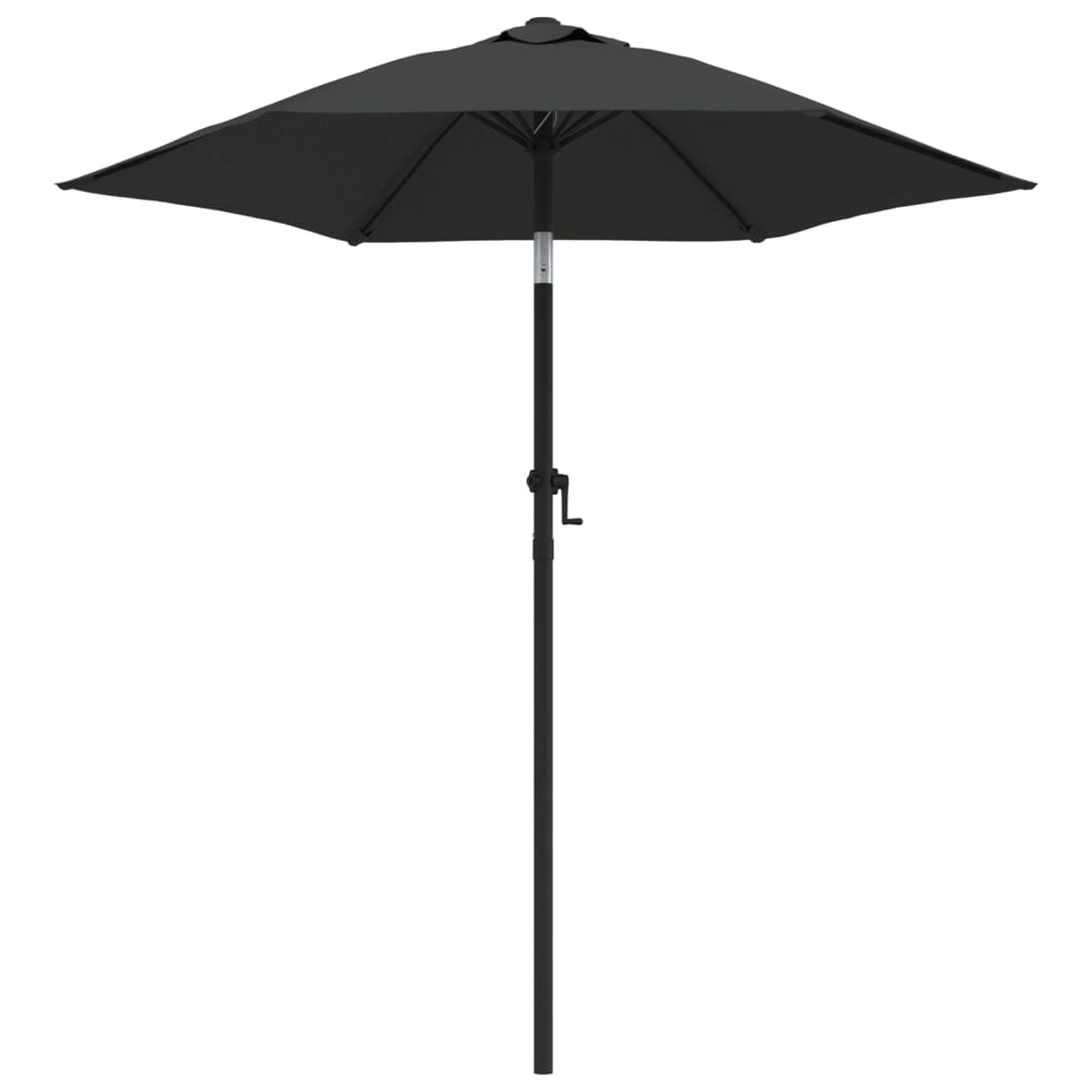 vidaXL Umbrelă de soare, antracit, 200 x 224 cm, aluminiu vidaXL Umbrelă de soare, antracit, 200 x 224 cm, aluminiu