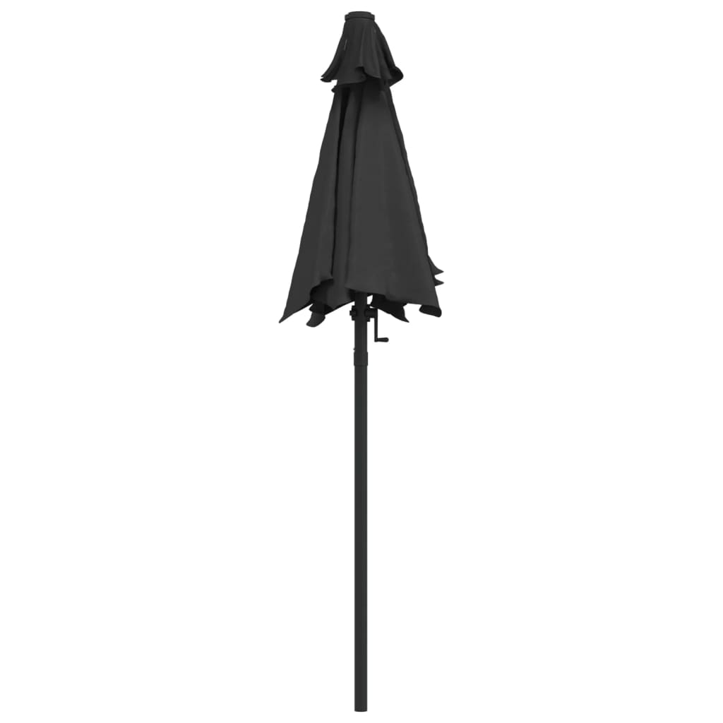 vidaXL Umbrelă de soare, antracit, 200 x 224 cm, aluminiu vidaXL Umbrelă de soare, antracit, 200 x 224 cm, aluminiu